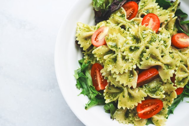 A plated Pociato pasta dish